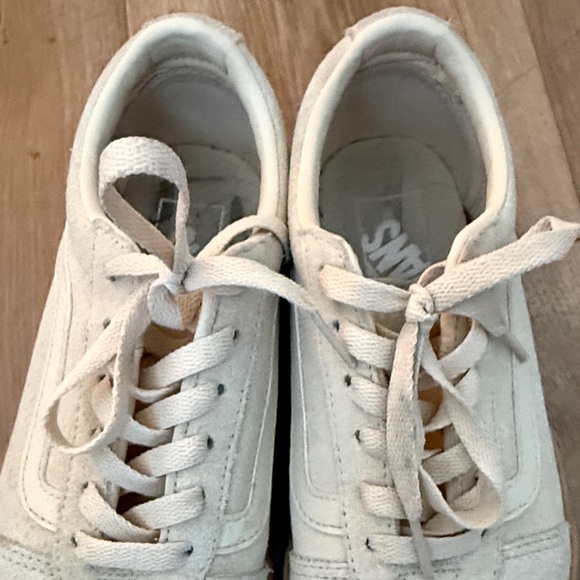 Vans Women Beige Suede Sneakers - Picture 3 of 11